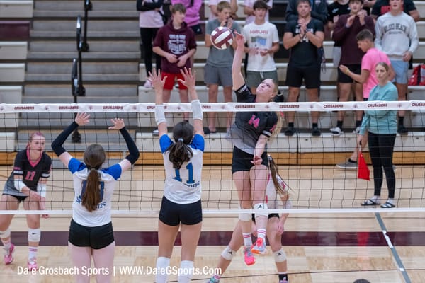 Buhler sweeps triangular, defeats Winfield and Wichita Collegiate on senior night