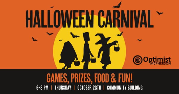 Main Street Trick-or-Treating, Optimist Club Halloween Carnival Set for Thursday