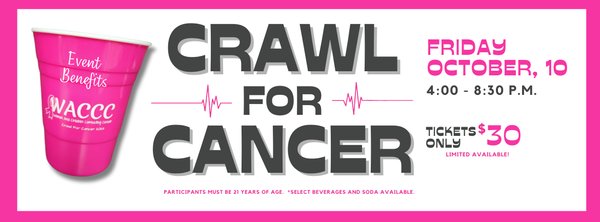 Annual Crawl for Cancer Returns October 10 to Benefit WACCC