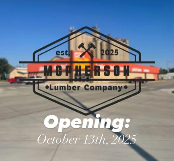 Local Lumberyard Continues Under New Ownership as McPherson Lumber Company