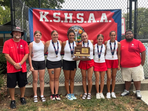 McPherson Girls Tennis Finishes Runner-Up at State Tournament