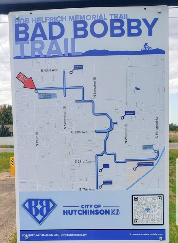 Trail dedication honors Hutchinson cycling advocate Bob Helfrich