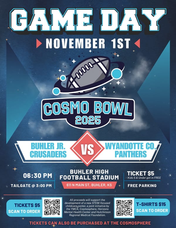 Cosmo Bowl brings youth football, community together for STEM childcare initiative