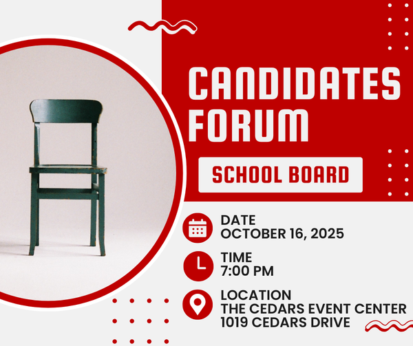 The McPherson Chamber of Commerce Civic Awareness Committee to Host School Board Candidate Forum Oct. 16