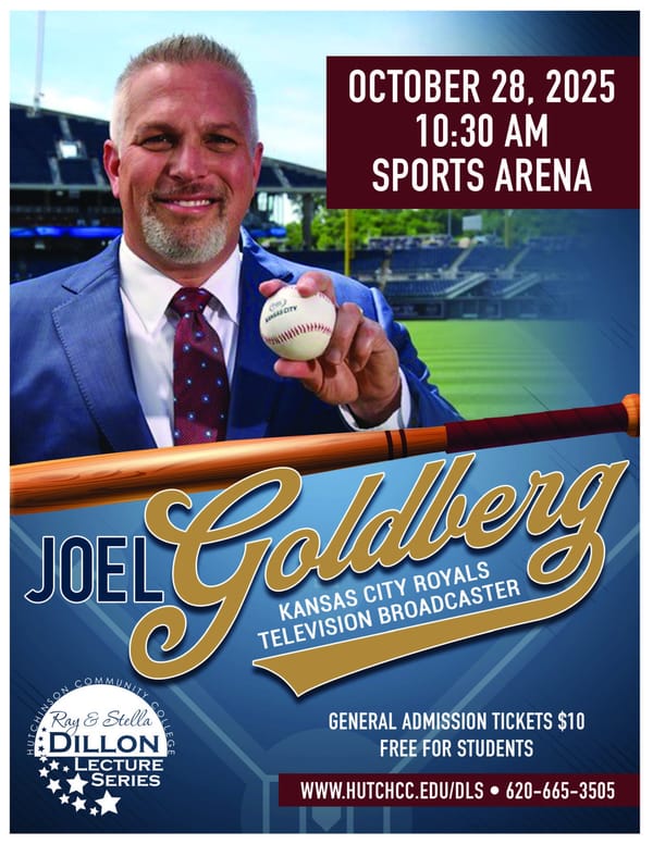 Royals broadcaster Goldberg to speak at Hutchinson Community College