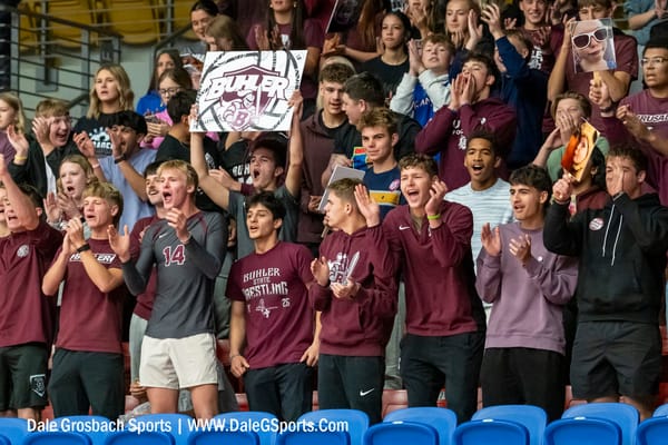 Buhler volleyball falls in state tournament pool play
