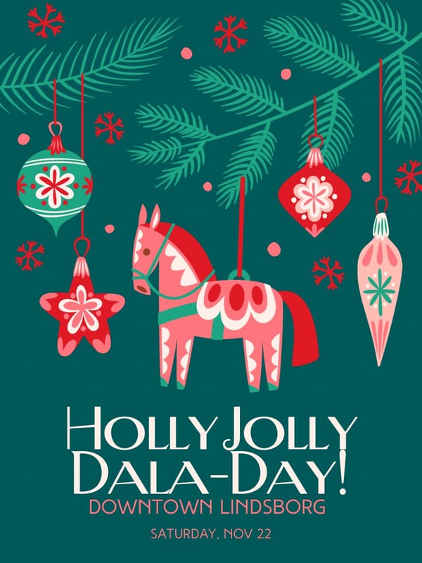 Lindsborg Hosts Holly Jolly Dala-Day Downtown Celebration
