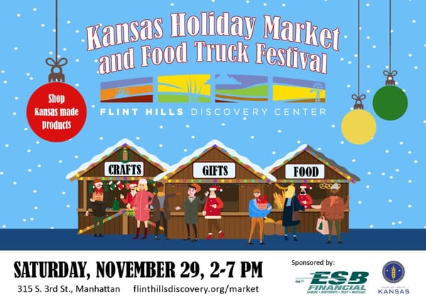 Kansas Holiday Market brings local vendors to Flint Hills Discovery Center