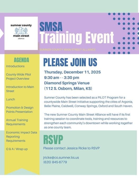 Sumner County to Host Main Street Alliance Training