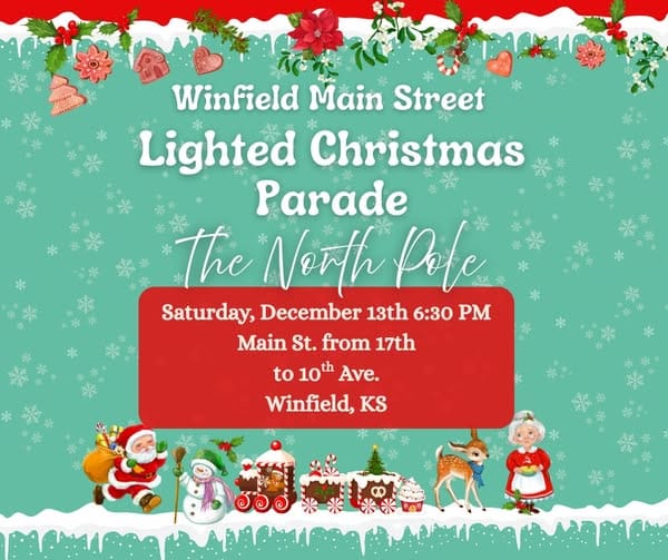 Winfield Chamber Accepting Applications for Lighted Christmas Parade