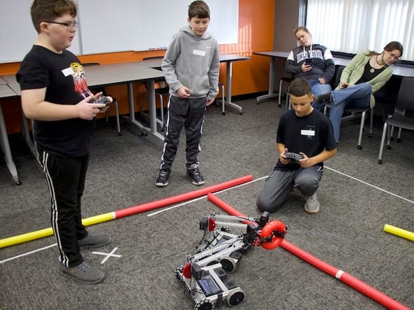 Cowley College Hosts Fall Robotics Competition for Area Students