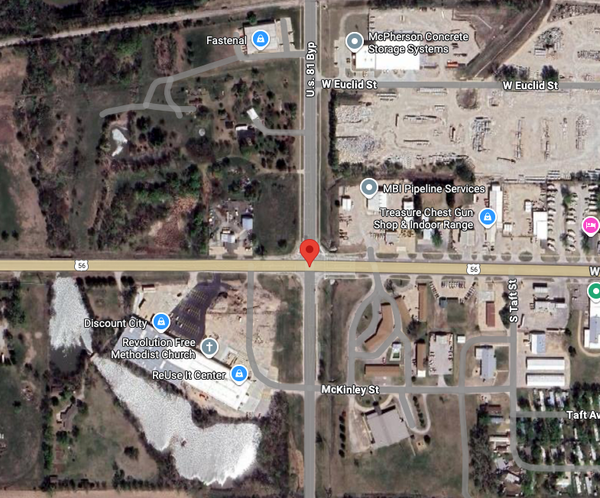 Semi Hauling Hydrochloric Acid Overturns at Kansas Avenue and Highway 81 Bypass