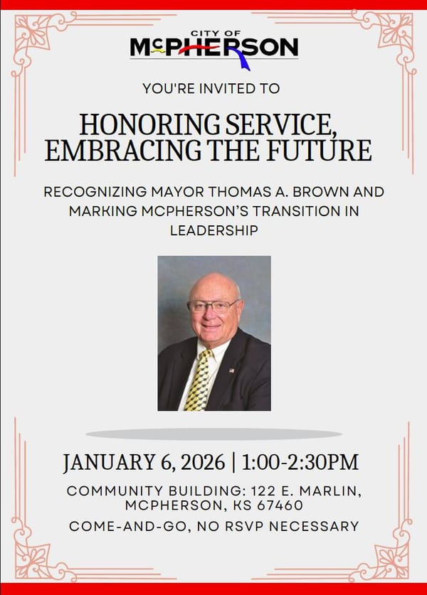 City to Honor Outgoing Mayor Brown in Leadership Transition Ceremony