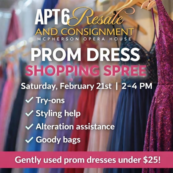 Apt 6 Resale Shop Hosts Affordable Prom Dress Sale