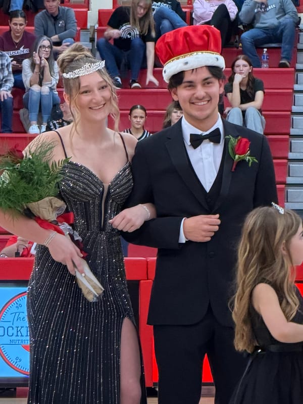 Doile, Morales Crowned McPherson Winter Homecoming Royalty