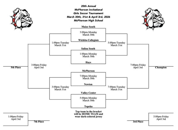 Bullpups Girls Soccer to Host 20th Annual Invitational