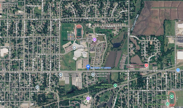 McPherson Man Dies in Single-Vehicle Crash on First Street